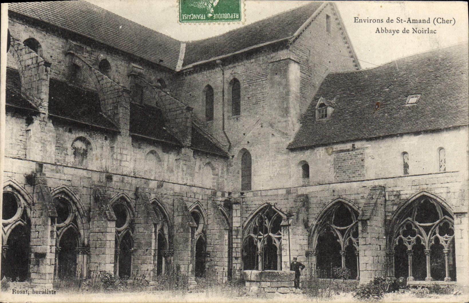 Abadía de Noirlac — Alrededores de St-Amand (Cher) — Rosat, tabaquero - Anverso