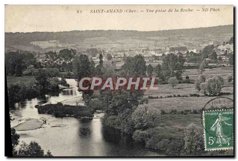 Saint-Amand (Cher) — Vista tomada desde la Roche — ND Phot.