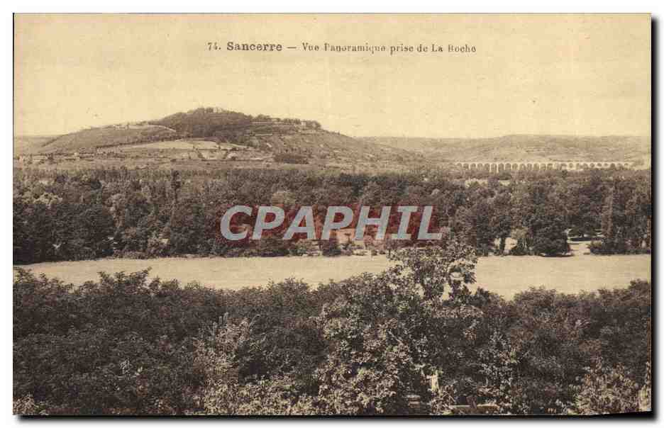 CPA Sancerre Vue Panoramique Prise de la Roche