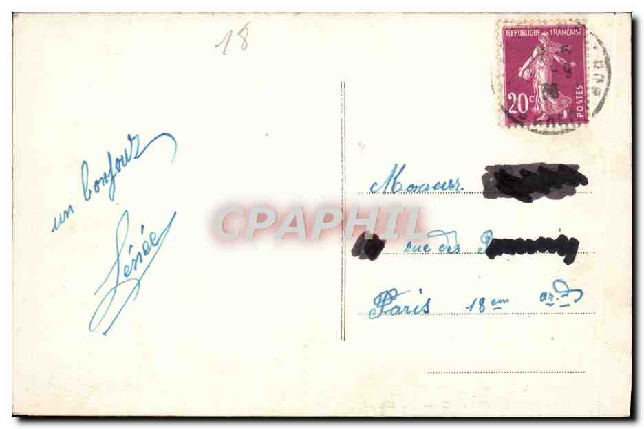 CPA Saint Amand Montrond Le Breuil — Verso