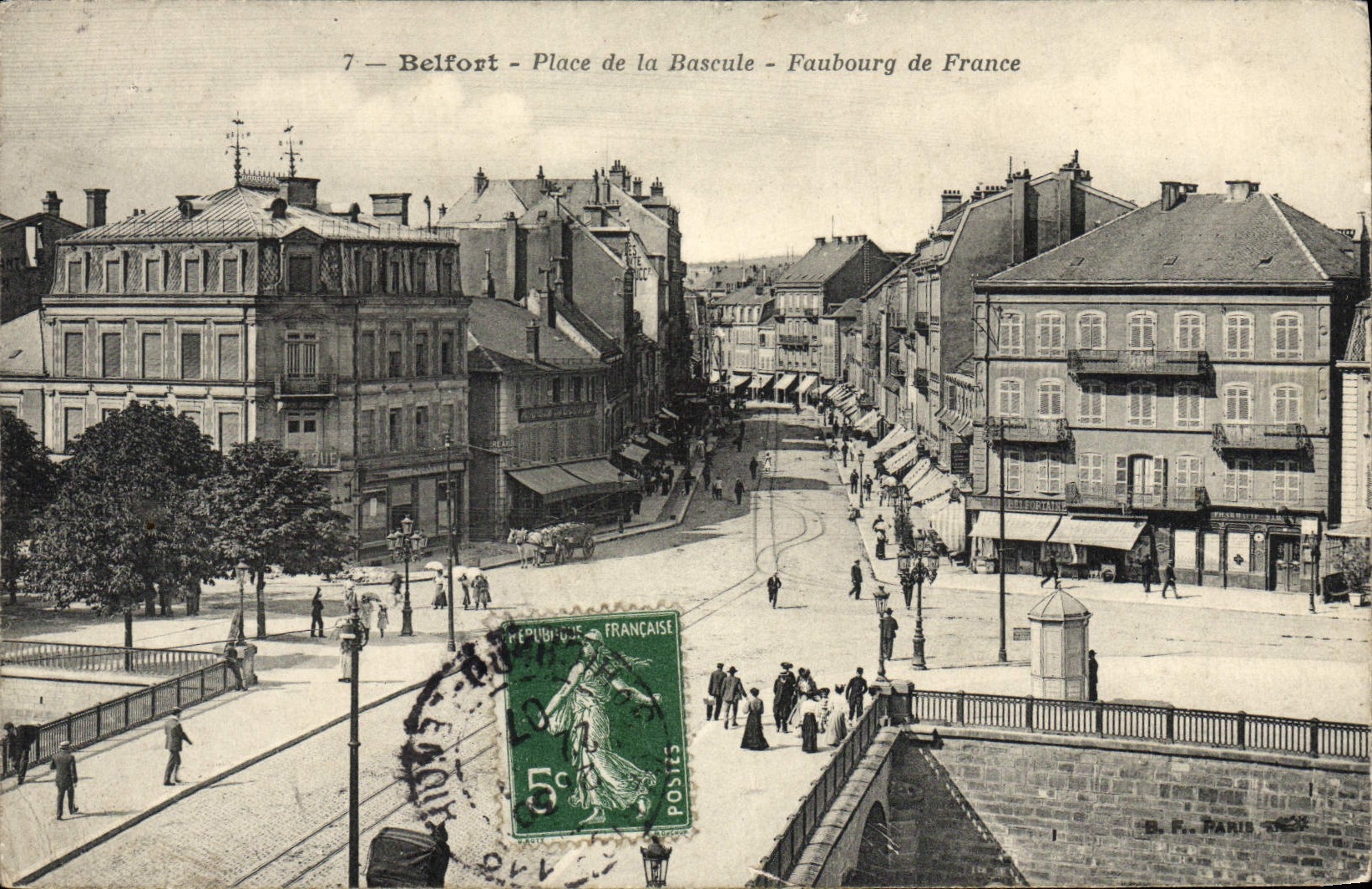 Belfort — Place de la Basculle — Faubourg de France