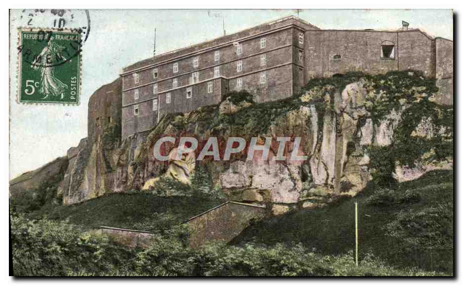 CPA Belfort Le chateau et le lion