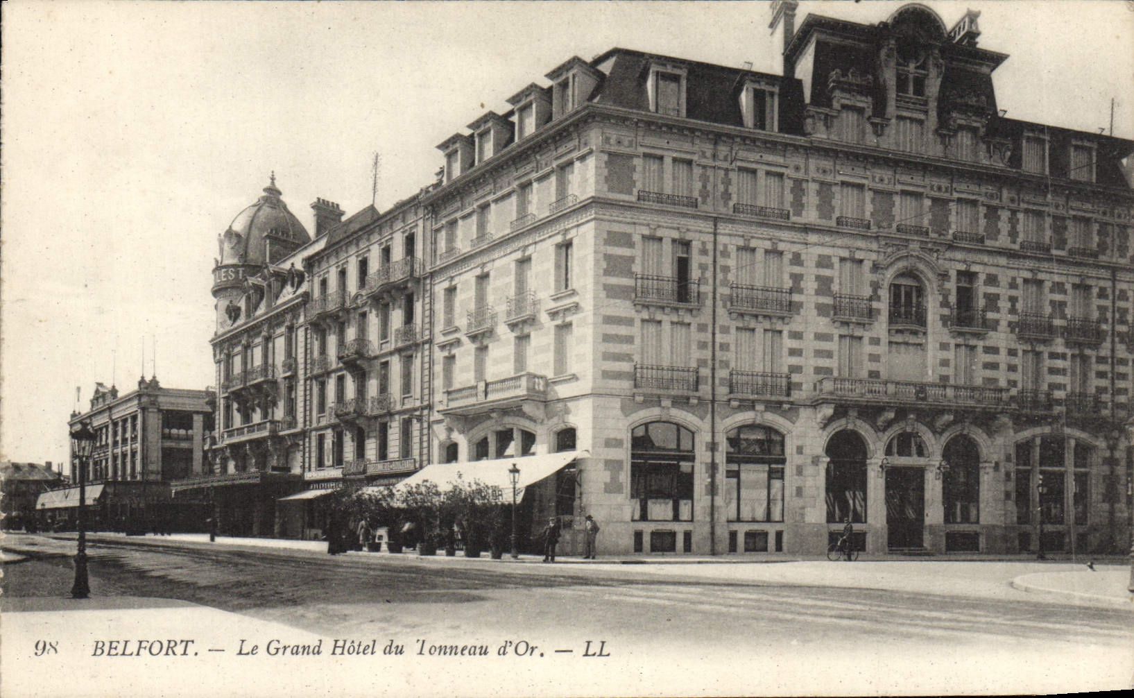 CPA Belfort Le Grand Hotel du Tonneau d'or