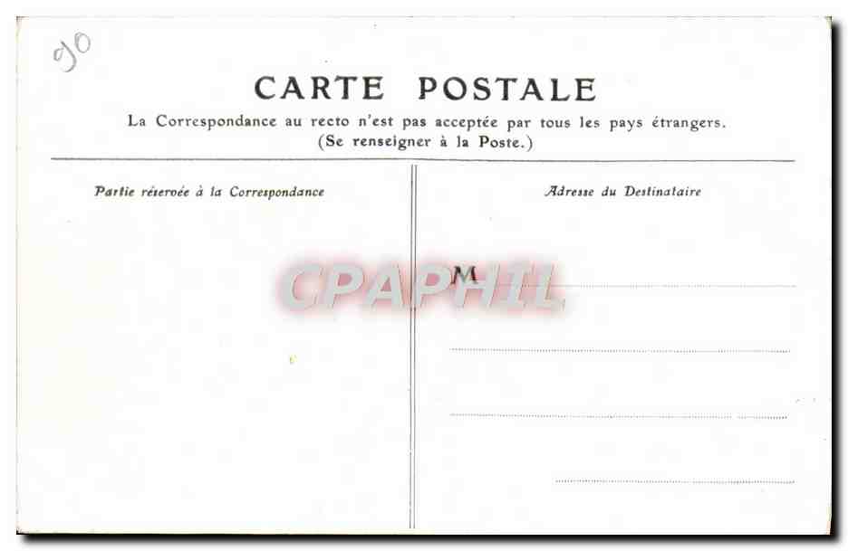 CPA Belfort Le Lion — Verso