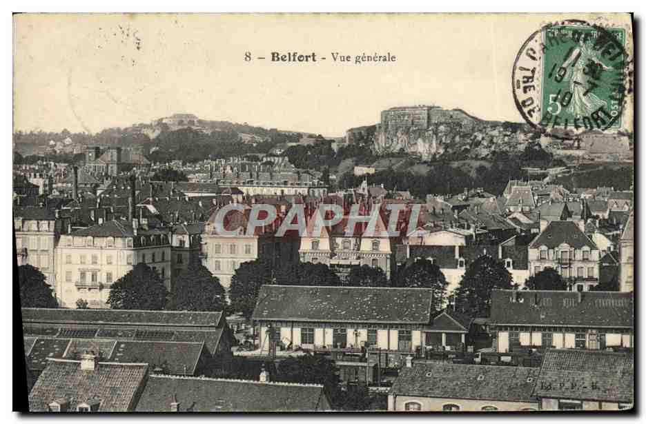 Belfort — Vue générale — Éditeur inconnu, n° 8