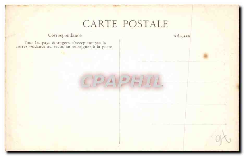 CPA Rouen Cathedrale Portail des Libraires Dragon aile  — Verso