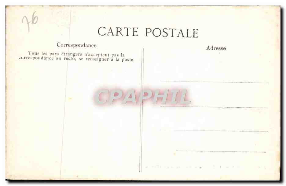 CPA Rouen Cathedrale Arcs Boutants — Rückseite