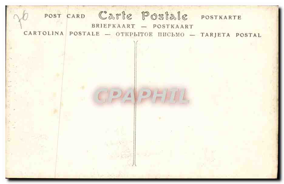 CPA Rouen Cathedrale Gargouilles et pinacles de l'abside  — Verso