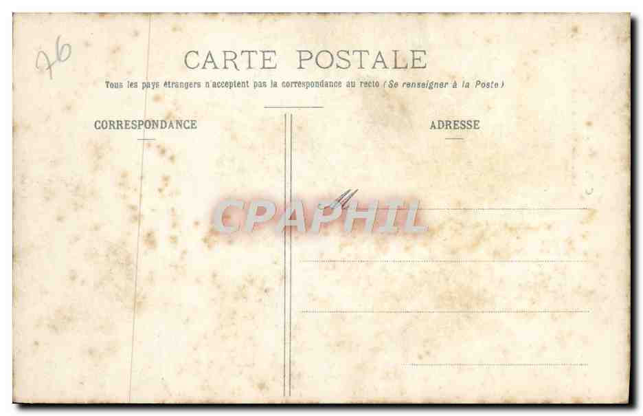 CPA Rouen Cathedrale clochetons et galeries — Verso
