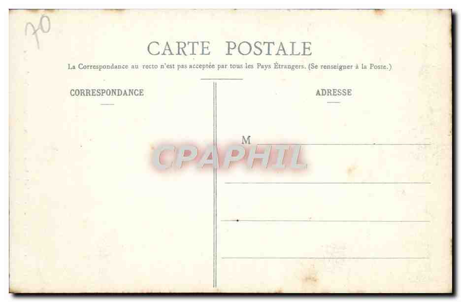 CPA Rouen Cathedrale Portail de la Calende — Rückseite