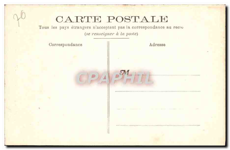 CPA Rouen Cathedrale Portail de la Calende — Verso