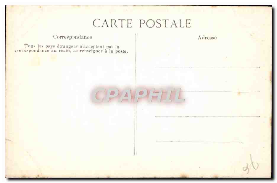 CPA Rouen Cathedrale Portail des Libraires Medaillons — Verso