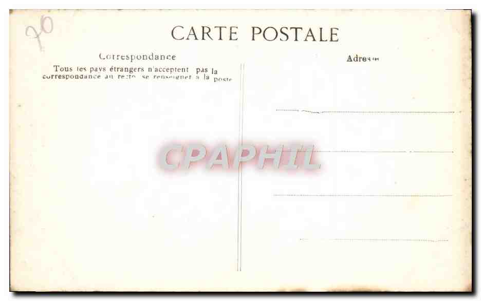 CPA Rouen Cathedrale Portail des Libraires Homme jouant a la panoye — Verso