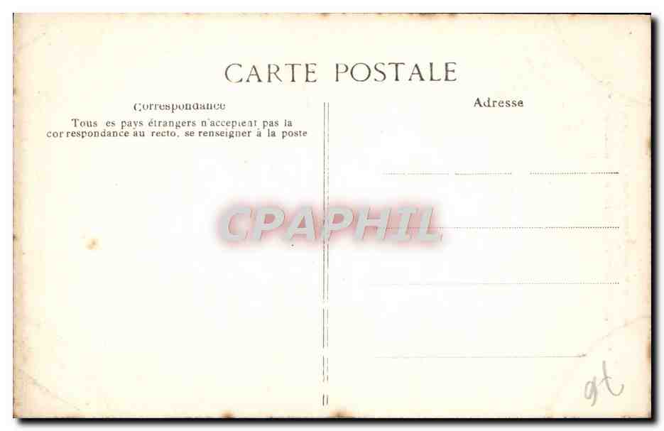 CPA Rouen Cathedrale Portail des Libraires Medaillons Pasteur assis tenant sa houlette — Rückseite