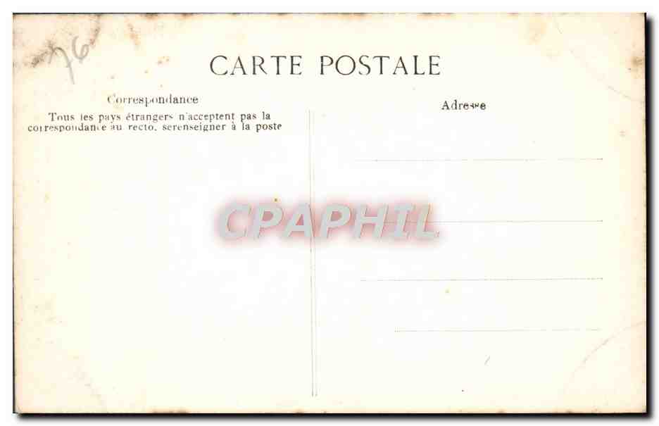 CPA Rouen Cathedrale Portail des Libraires Medaillons femme demi nue occupee a sa coiffure devant un miroir — Verso