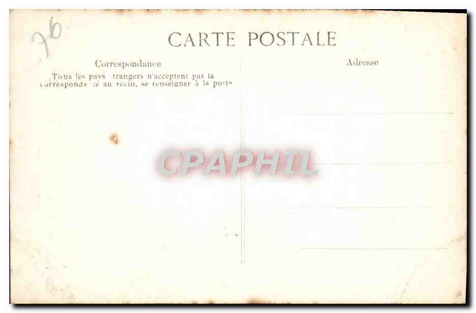 CPA Rouen Cathedrale Portail des Libraires Medaillons Elegante figure nue un genou a terre agitant des draperies — Rückseite