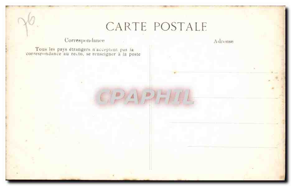 CPA Rouen Cathedrale Portail des Libraires Medaillons Femme Enfant Bebe — Rückseite