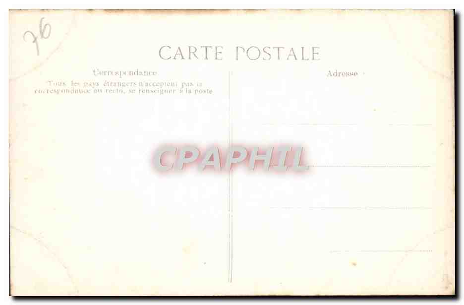 CPA Rouen Cathedrale Portail des Libraires Medaillons La creation Abel pasteur et sa femme une fileuse  — Verso