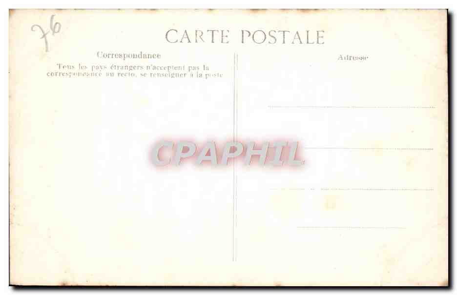 CPA Rouen Cathedrale Portail des Libraires Medaillons Un executeur au service du roi Salomon  — Verso