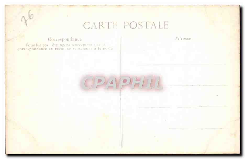 CPA Rouen Cathedrale Portail des Libraires Medaillons La creation Cain faisant la moisson — Rückseite