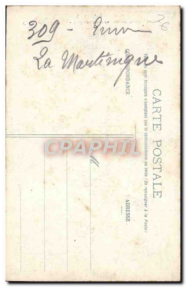 CPA Rouen Ancienne Porte du Couvent des Ursulines — Verso