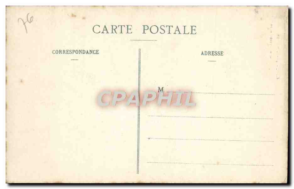 CPA Rouen Tour Saint Andre — Verso