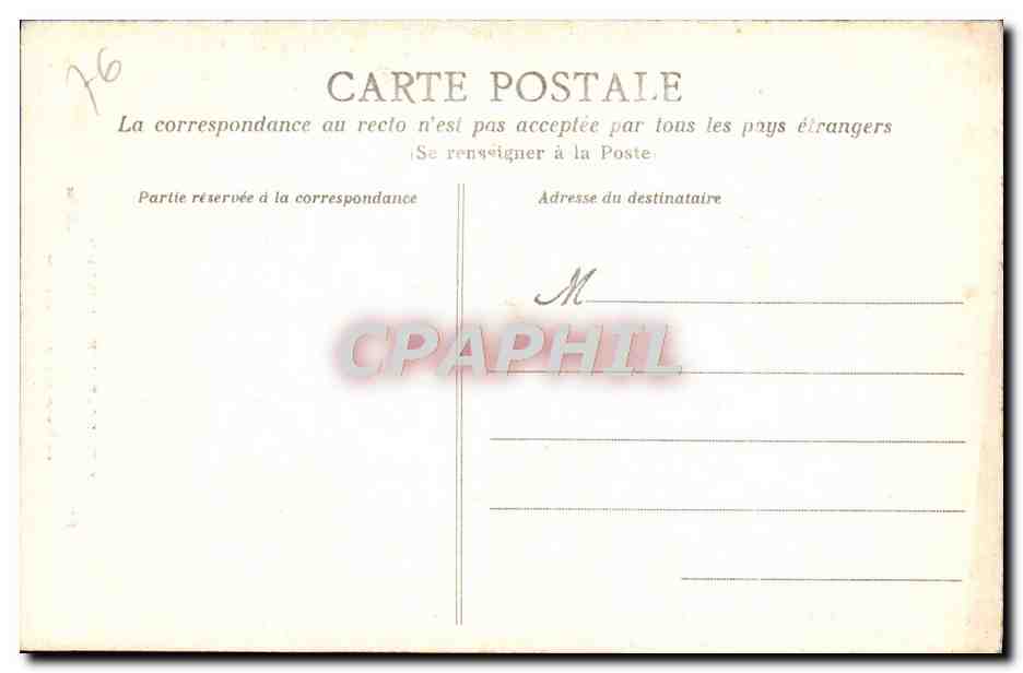 CPA Rouen Cathedrale Fragment du tombeau des cardinaux d'Amboise La vierge et St Jean Baptiste — Rückseite