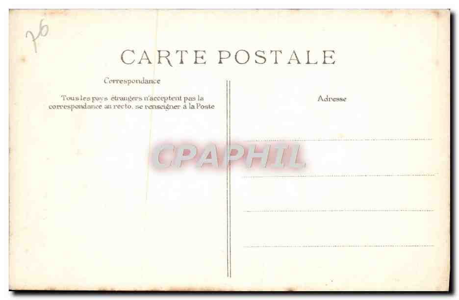 CPA Rouen La Cathedrale Portail des Libraires Medaillons La creation du ciel et de la terre — Verso
