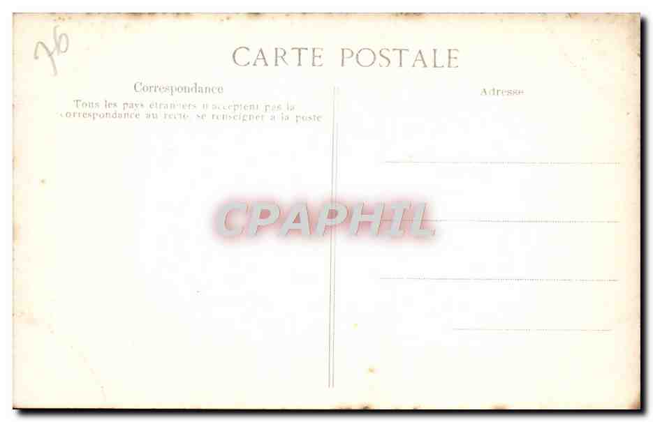 CPA Rouen La Cathedrale Portail des Libraires Medaillons La creation Le createur introduisant Adam et Eve dans le parad — Verso