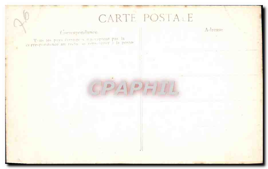 CPA Rouen La Cathedrale Portail des Libraires Medaillons La creation Eve tenant son enfant Adam tenant un vase — Verso