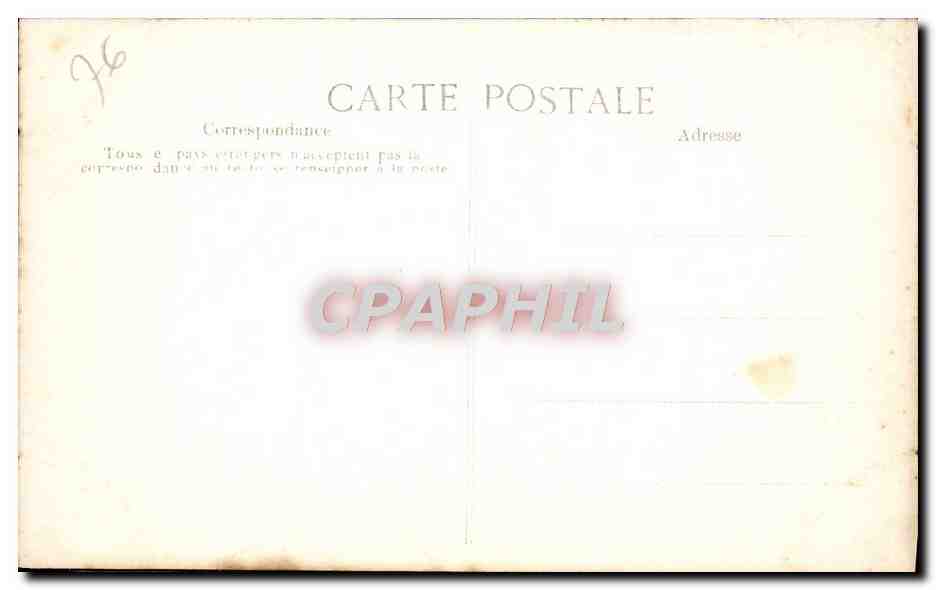 CPA Rouen La Cathedrale Portail des Libraires Medaillons La creation L'ange arme d'une epee interdit l'entree paradis — Verso