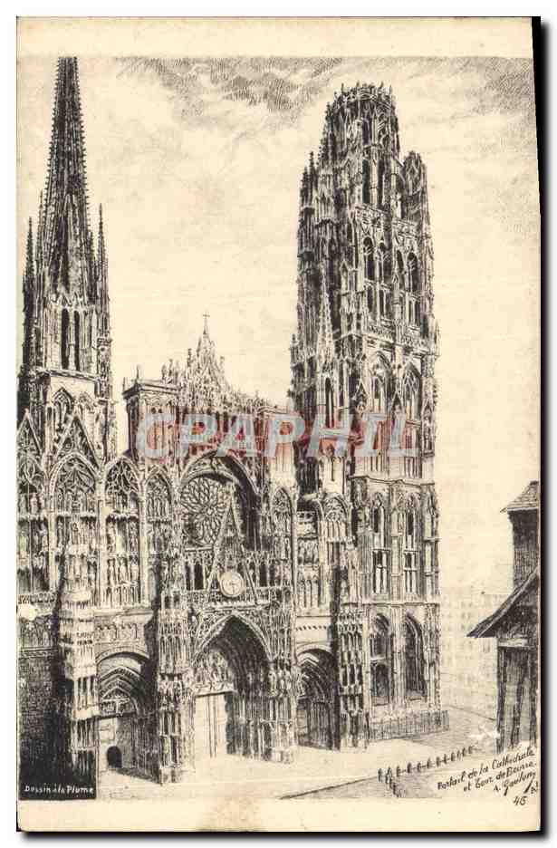 CPA Rouen La Cathedrale