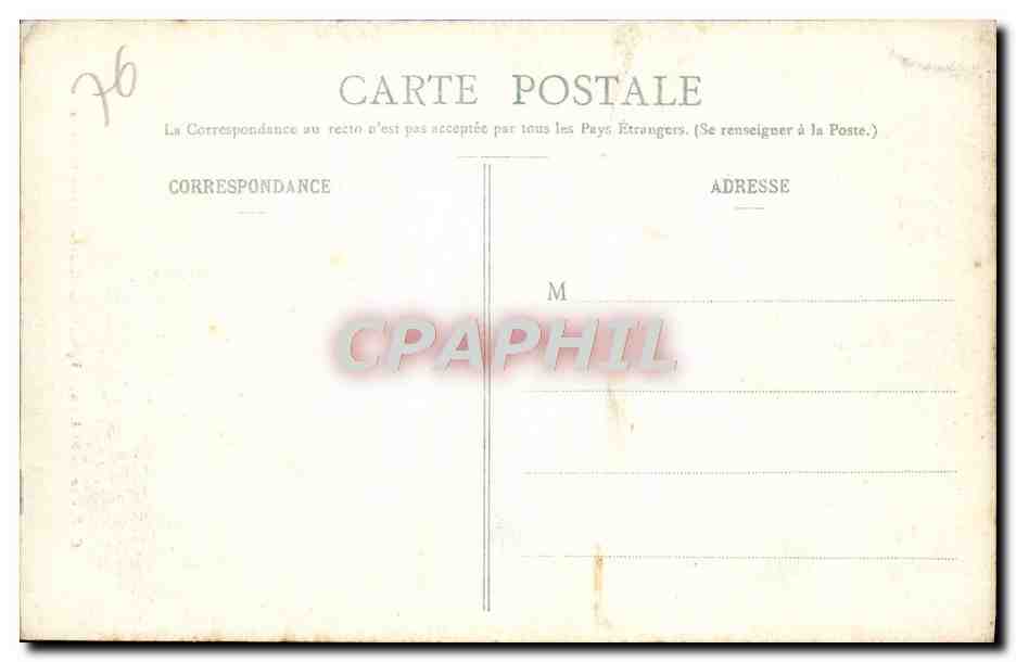 CPA Rouen Eglise Saint Maclou Porte centrale — Verso