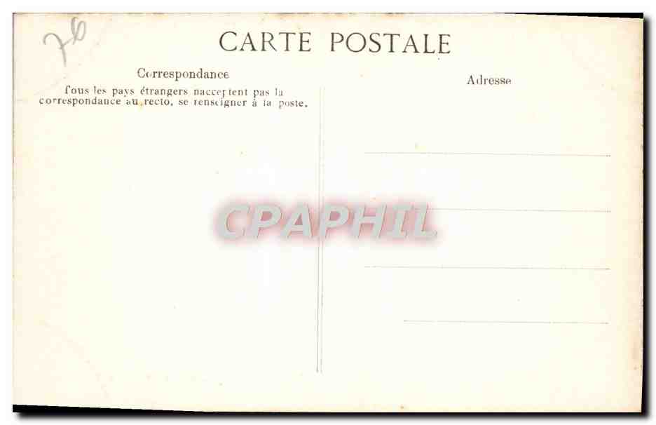 CPA Rouen Eglise Saint Maclou Porte par Jean Goujon  — Verso
