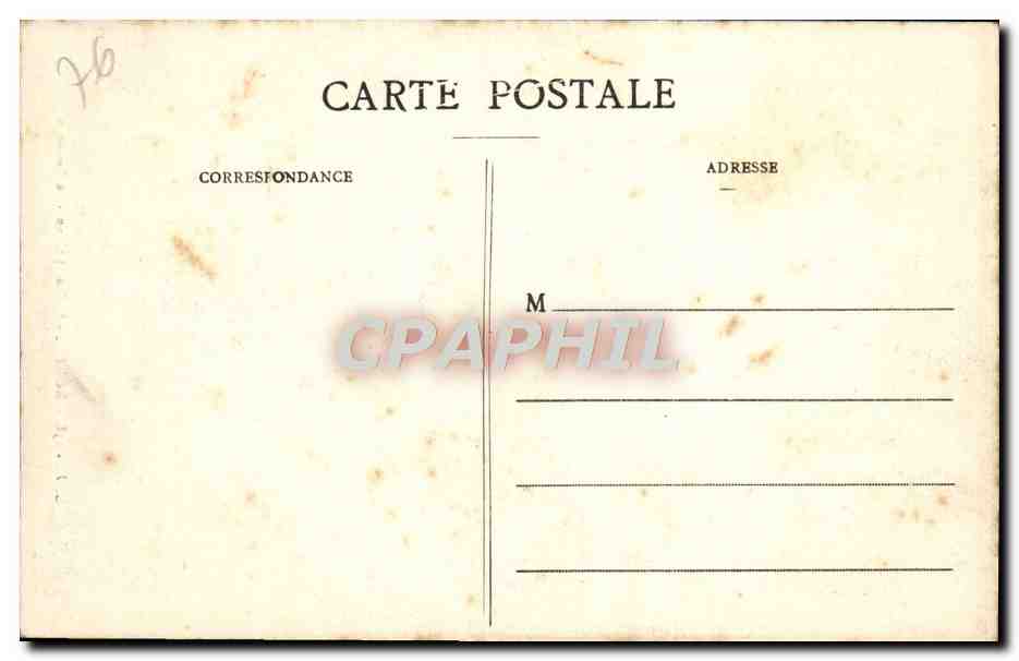 CPA Rouen Eglise St Ouen Le vaisseau — Rückseite