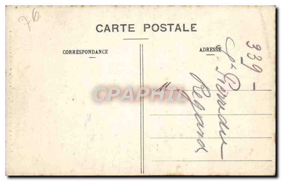 CPA Rouen Eglise Saint Ouen Grille du Choeur — Verso