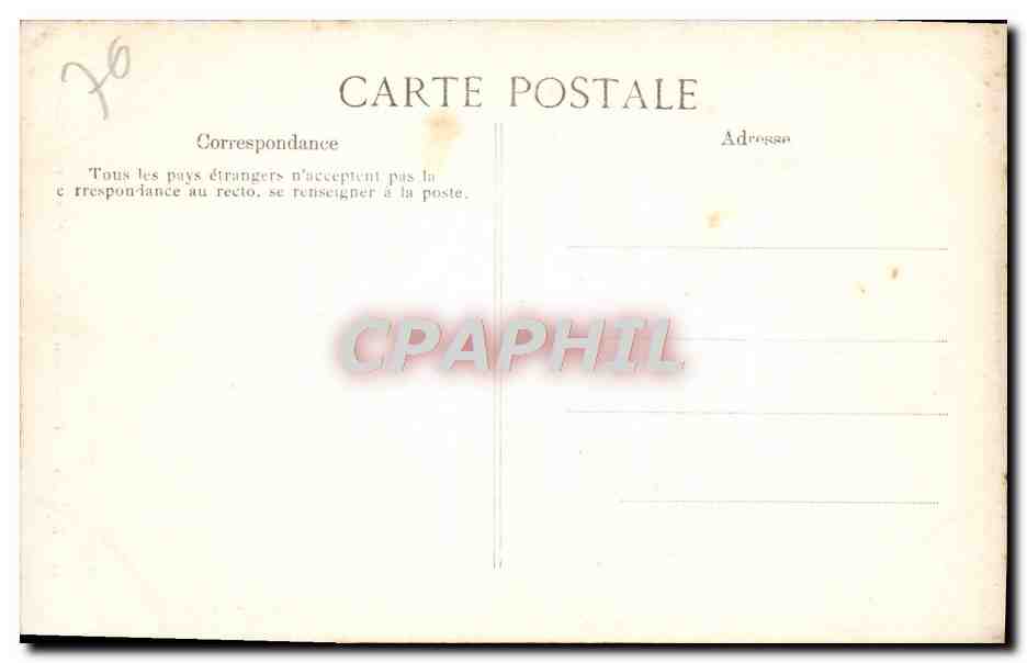 CPA Rouen Eglise Saint Ouen Ensemble des Contreforts — Verso