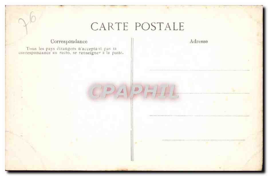 CPA Rouen L'Eglise Saint Ouen entree du jardin St ouen — Verso