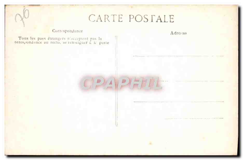 CPA Rouen Portail de L'Eglise Saint Ouen  — Verso