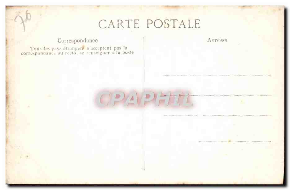CPA Rouen L'Eglise Saint Ouen porte style ogival — Verso