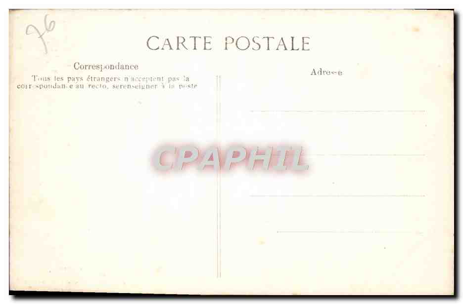 CPA Rouen L'Eglise Saint Ouen Gargouilles — Verso