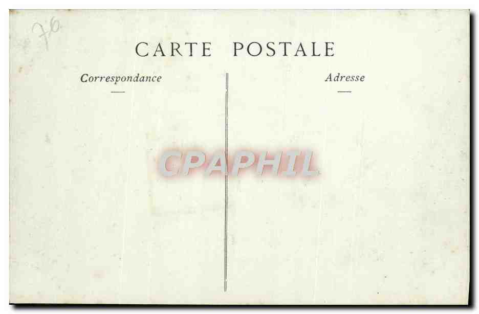 CPA Rouen Le Palais de Justice — Rückseite