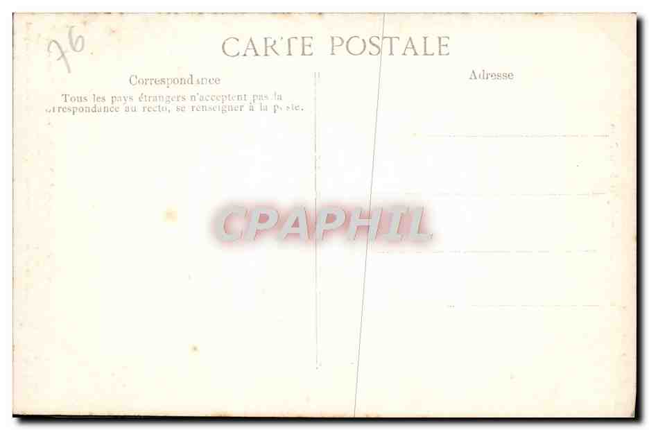 CPA Rouen Eglise Saint Ouen — Verso