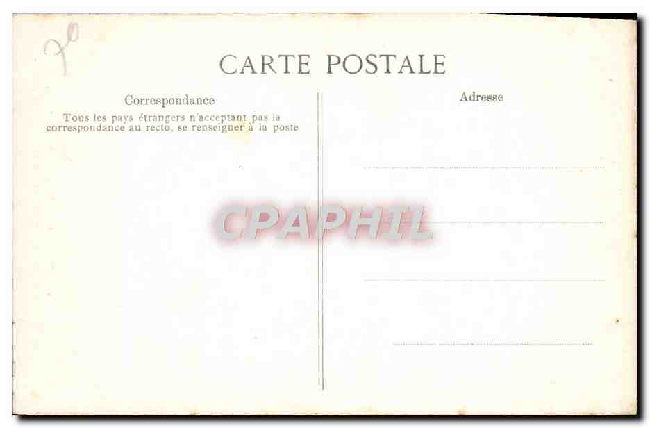 CPA Rouen Eglise Saint Ouen Jardin Statue de Rollon 1er duc de Normandie — Verso