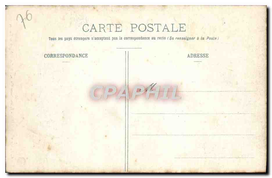 CPA Rouen Eglise Saint Ouen Buffet d'orgues et rosace — Rückseite