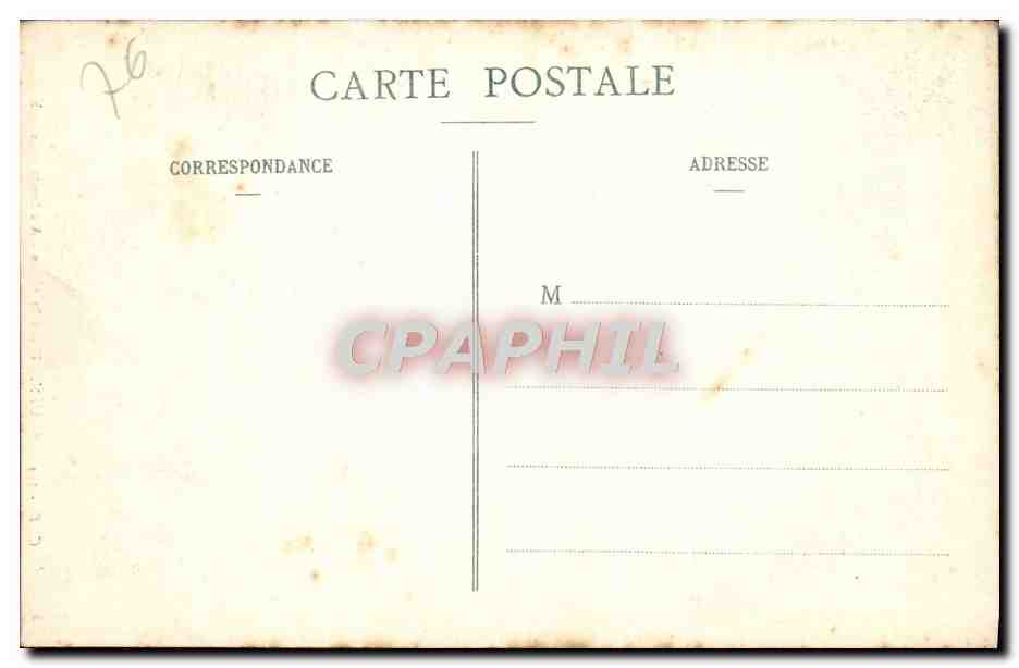 CPA Rouen Eglise Saint Ouen Arc boutant de l'abside — Verso