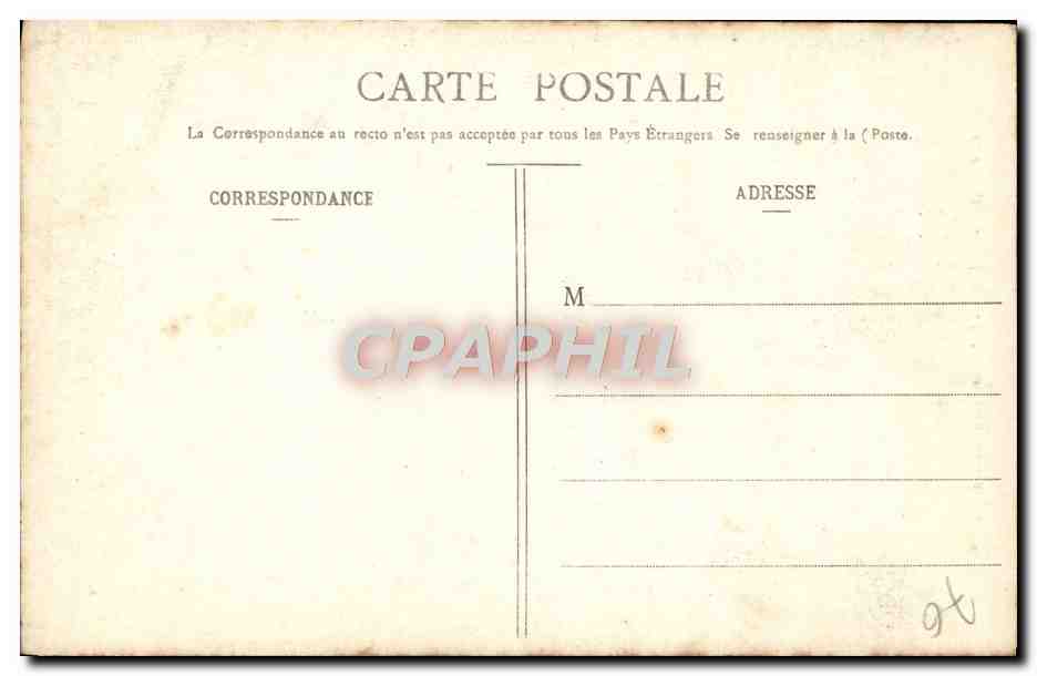 CPA Rouen Eglise Saint Ouen Grande nef — Rückseite