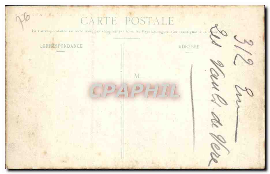 CPA Rouen Eglise Saint Patrice — Rückseite