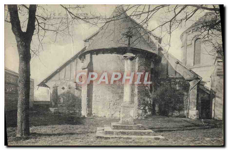 CPA Rouen Eglise Saint Paul Abside