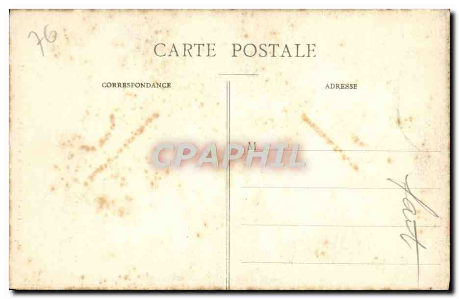 CPA Rouen La Cathedrale Nef laterale sud — Verso
